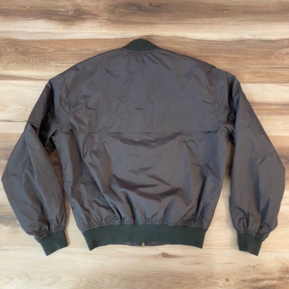 Topman Jacket Mens XS Olive Green Full Zip Windbreaker Performance Elastic Waist - Picture 10 of 10